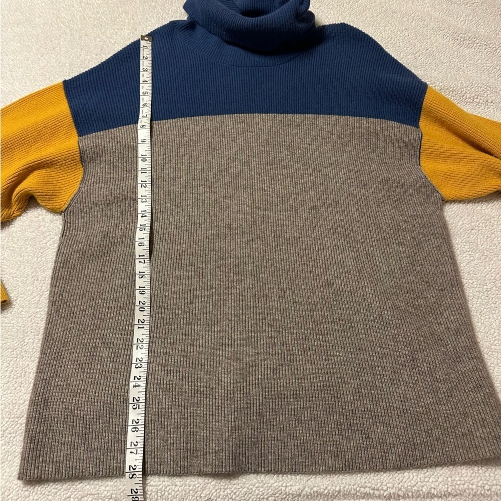 Free People Softly Structured Color Block Sweater… - image 7